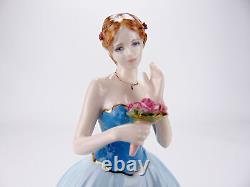 Boxed Coalport Figurine Dearest Rose Limited Edition Bone China Lady Figures