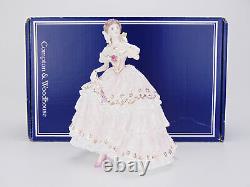 Boxed Royal Worcester Figurine The Fairest Rose Limited Edition Bone China Lady