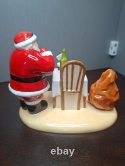 Boxed With COA Coalport Father Christmas Midnight Feast H. Samuel #868/1,250
