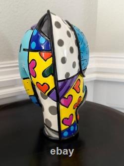 Britto Signed-Limited Edition (#18 / 1200) India Elephant Figurine-Large 8 In