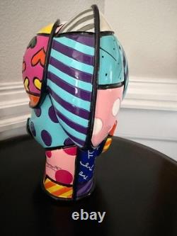 Britto Signed-Limited Edition (#18 / 1200) India Elephant Figurine-Large 8 In