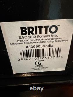 Britto Signed-Limited Edition (#18 / 1200) India Elephant Figurine-Large 8 In