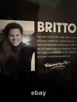 Britto Signed-Limited Edition (#18 / 1200) India Elephant Figurine-Large 8 In