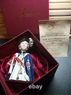 Bronte Porcelain Candle Snuffer Queen Elizabeth II Golden Jubilee 2002 LTD ED