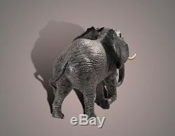 Bronze Bull Elephant Large Figurine Sculpture Statue Limited Edition Signed