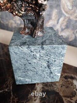 Bronze Kitty Cantrell Eagle Sculpture'Sunday Brunch' Limited Edition Figurine