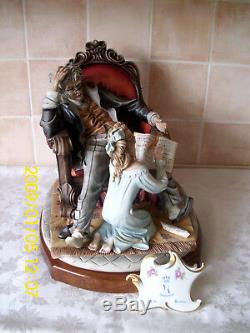CAPODIMONTE FIGURE THE STORY TELLER BY CORTESES LIMITED EDITION No 554