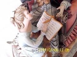 CAPODIMONTE FIGURE THE STORY TELLER BY CORTESES LIMITED EDITION No 554