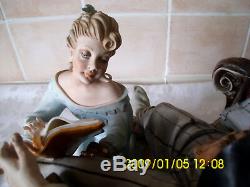 CAPODIMONTE FIGURE THE STORY TELLER BY CORTESES LIMITED EDITION No 554