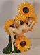 Carlton Ware'the Carlton Girl' Sunflower Limited Edition 230 Of 600 Andy Moss