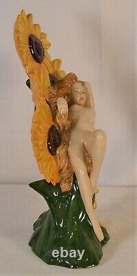 CARLTON WARE'THE CARLTON GIRL' SUNFLOWER LIMITED EDITION 230 of 600 Andy Moss