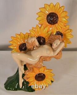 CARLTON WARE'THE CARLTON GIRL' SUNFLOWER LIMITED EDITION 230 of 600 Andy Moss