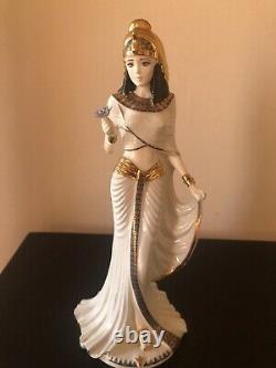 COALPORT Fine Bone China CLEOPATRA Figurine With 22 Carat Gold Limited Edition