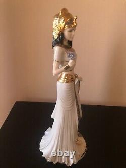 COALPORT Fine Bone China CLEOPATRA Figurine With 22 Carat Gold Limited Edition