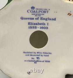 COALPORT Limited Edition Figure QUEEN ELIZABETH I Queens of England