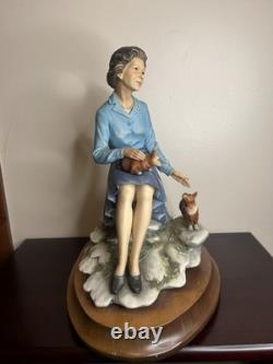 Capo Di Monte Queen's Silver Jubilee Figurine Limited Edition 4/100+ Certificate
