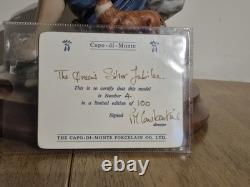 Capo di Monte Silver Jubilee 1977 Queen & Corgis Figurine No. 4/100 COA
