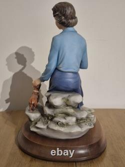 Capo di Monte Silver Jubilee 1977 Queen & Corgis Figurine No. 4/100 COA