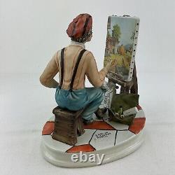 Capodimonte Artist Figurine Fiorenzo Meneghetti 1960s Number 453 Limited Edition