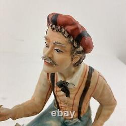 Capodimonte Artist Figurine Fiorenzo Meneghetti 1960s Number 453 Limited Edition