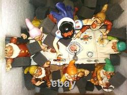 Capodimonte Laurenz LZ-53 SNOW WHITE & SEVEN DWARFS DISNEY FIGURINE, Ltd. Ed. #938