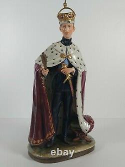 Capodimonte Limited Edition Of 500 Figurine Prince Charles, Appr. 36cm Tall
