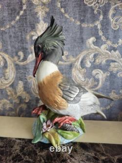 Capodimonte Nove Viertasca Porcelain Figurine Red Beak Duck Limited Edition Rare