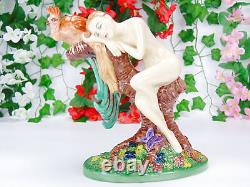 Carlton Ware Figurine Bird of Paradise Limited Edition Ceramic Nude Lady Figure