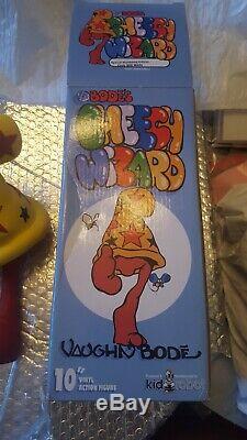 Cheech Wizard Vinyl Figure 10 Kidrobot Graffiti Icon Vaughn Bode Ltd ed in box