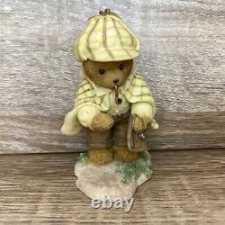 Cherished Teddies Figurines Holmes and Watson Limited Editions of 10,000 Pieces