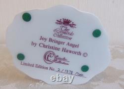 Christine Haworth Joy bringer angel limited edition figurine RARE