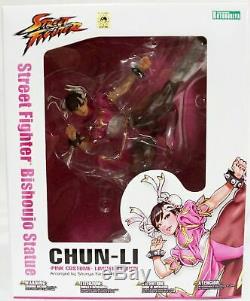 Chun-Li Street Fighter Bishoujo Kotobukiya Pink Limited Edition Statue Figure