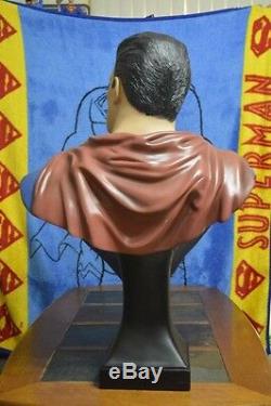 Classic SUPERMAN LIFE SIZE 11 BUST Muckle Mannequins Rare Limited Edition
