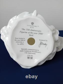 Coalport 15th Anniversary Figurine of the Year 2000 Beth Limited Edition CW494