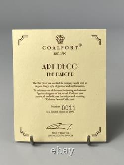 Coalport Art Deco The Dancer Limited Edition 30cm Figurine Boxed & Certificate