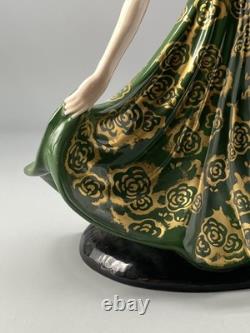 Coalport Art Deco The Dancer Limited Edition 30cm Figurine Boxed & Certificate