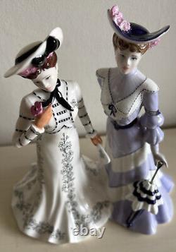 Coalport At The Flower Show. Double Figurine. Limited edition. Jack Glynn