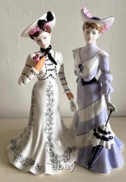 Coalport At The Flower Show. Double Figurine. Limited edition. Jack Glynn