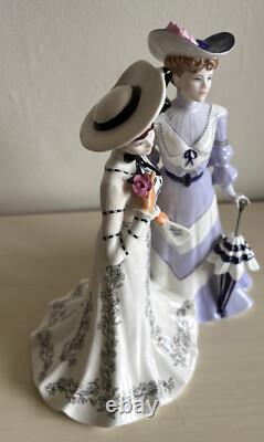 Coalport At The Flower Show. Double Figurine. Limited edition. Jack Glynn