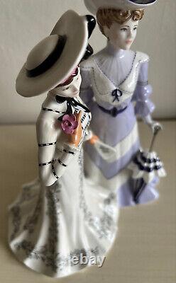 Coalport At The Flower Show. Double Figurine. Limited edition. Jack Glynn