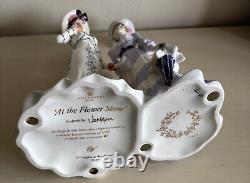 Coalport At The Flower Show. Double Figurine. Limited edition. Jack Glynn