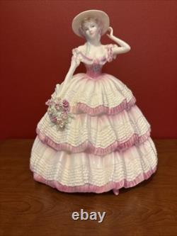 Coalport Bone China Figurine Limited Edition Four Flowers Collection'Carnation