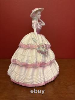 Coalport Bone China Figurine Limited Edition Four Flowers Collection'Carnation