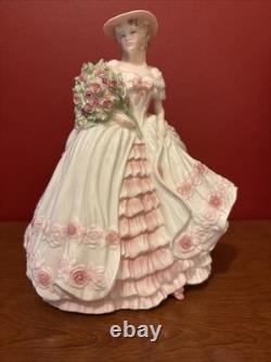 Coalport Bone China Figurine Limited Edition Four Flowers Collection'Rose