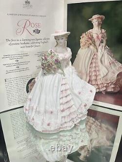 Coalport Bone China Figurine'ROSE' Limited Edition