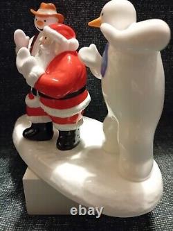 Coalport Characters Father Christmas Line Dancing Limited Edition Figurine