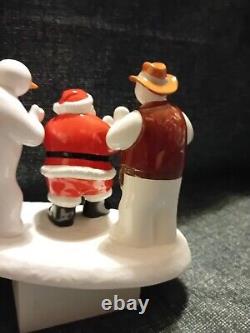 Coalport Characters Father Christmas Line Dancing Limited Edition Figurine