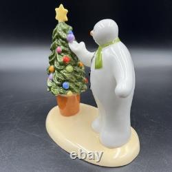 Coalport Characters The Snowman Christmas Cheer Ltd Edition Figure 2005 with COA
