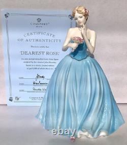 Coalport Dearest Rose Limited Edition Figurine J Bromley