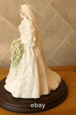 Coalport Diana Princess of Wales Royal Wedding 1981 Figurine Limited Edition